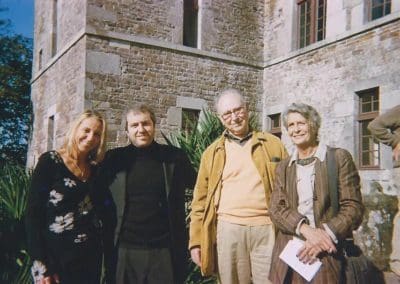 Cerisy-la-Salle Castle, 2004 - Rosine Perelberg, Fernando Urribarri, Andre Green and Marilia Aisenstein