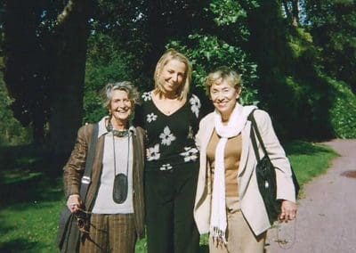 Cerisy-la-Salle Castle, 2004 - with Marilia Aisenstein and Julia Kristeva